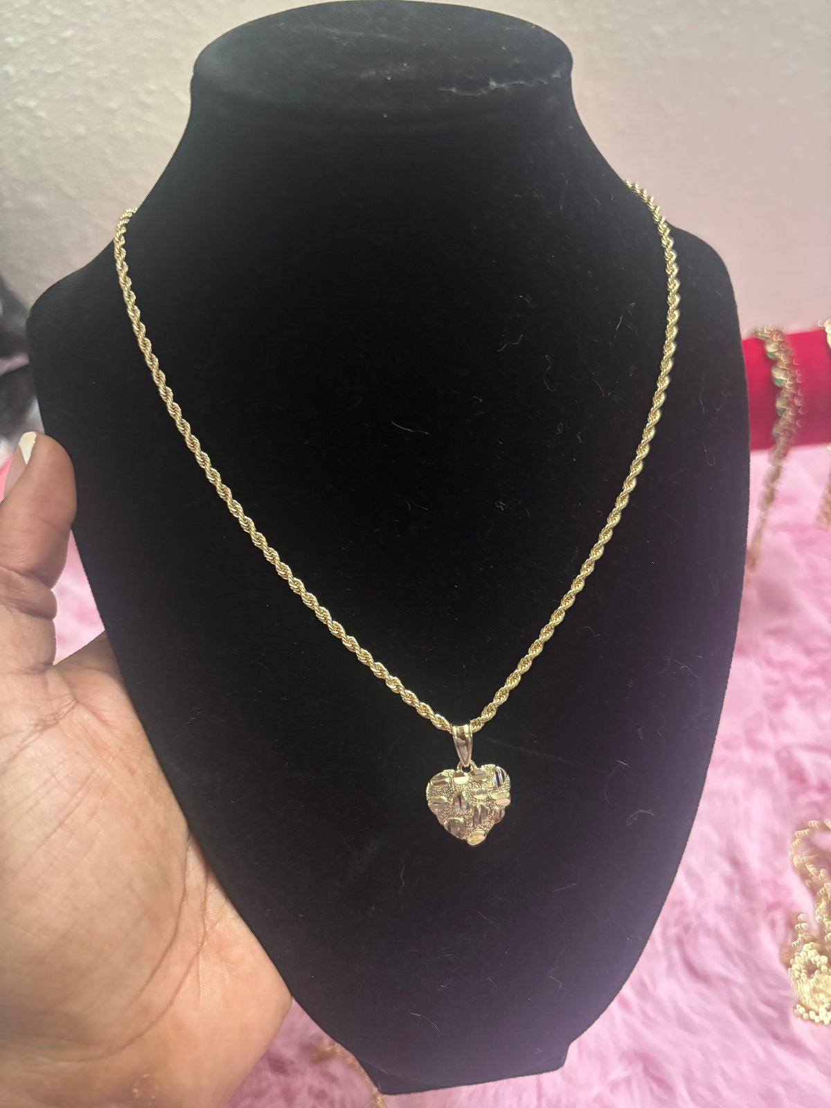 Heart Nugget Necklace