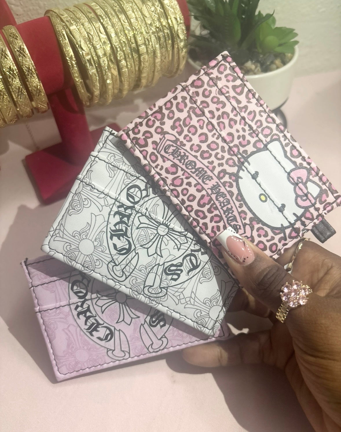 HK Chrome Hearts Cardholders