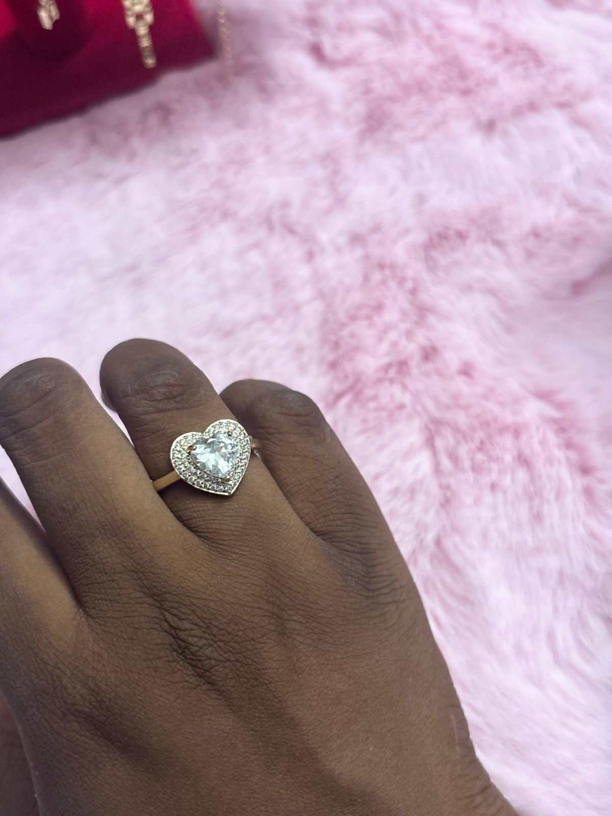 Diamond Heart Ring
