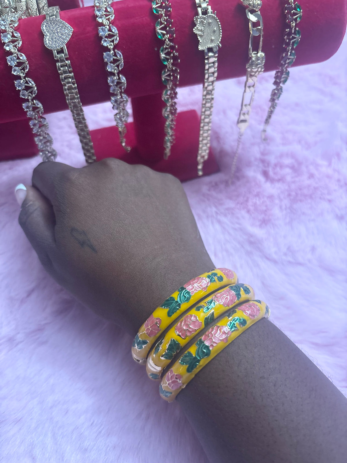 Flower Bangles
