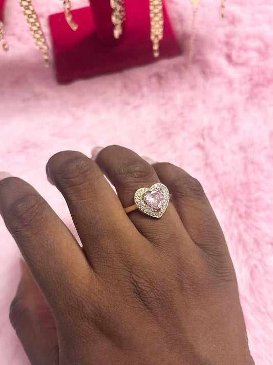 Diamond Heart Ring