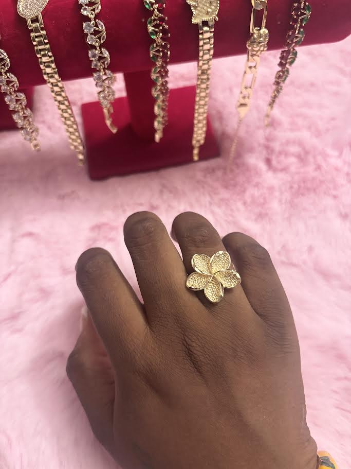 Plumeria Ring