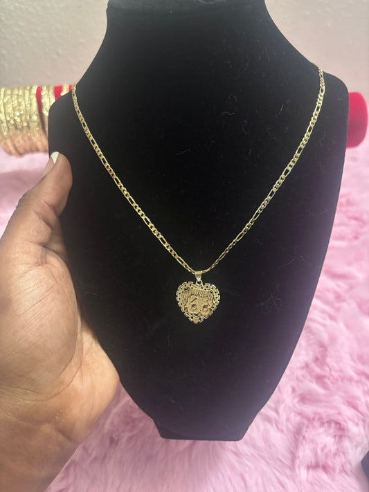 Betty Boop Heart Necklace