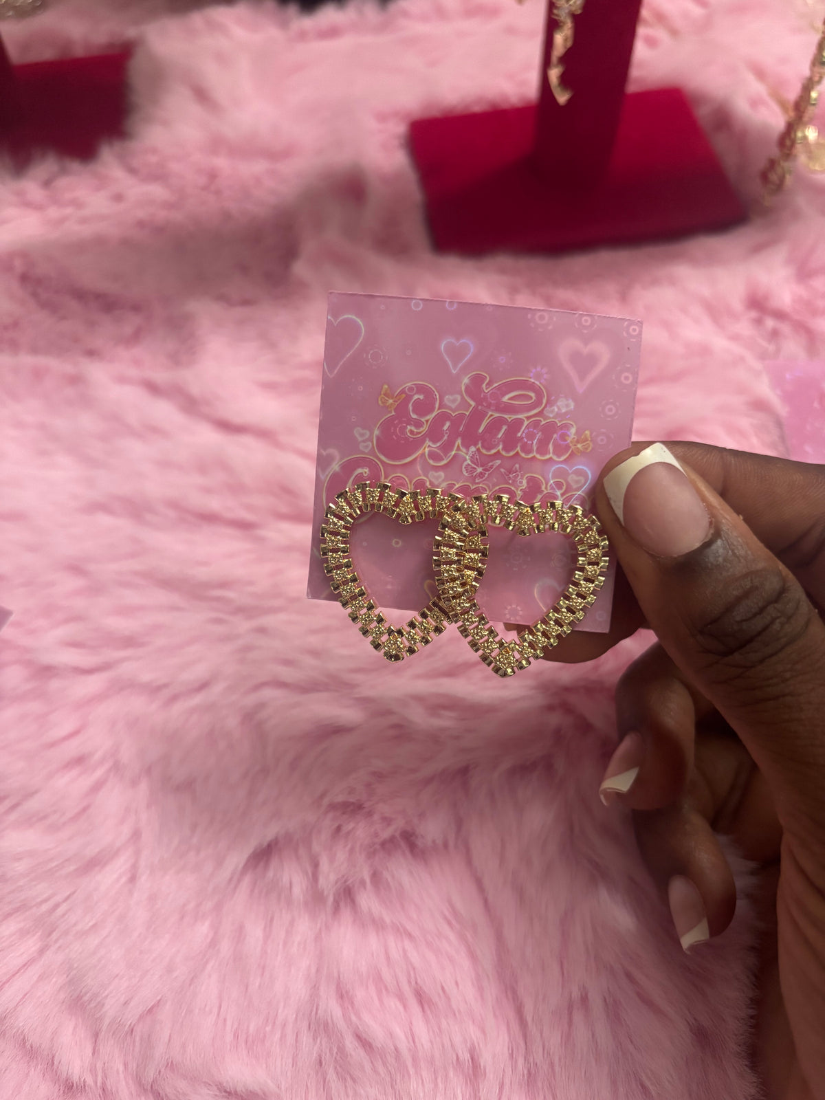 Rolex Heart Studs