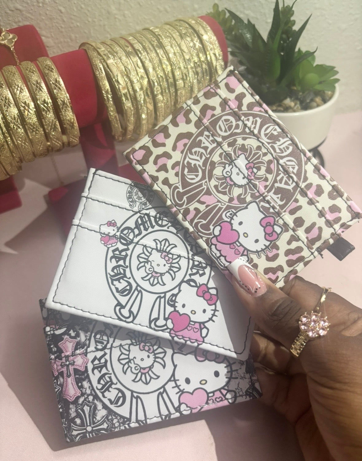 HK Chrome Hearts Cardholders