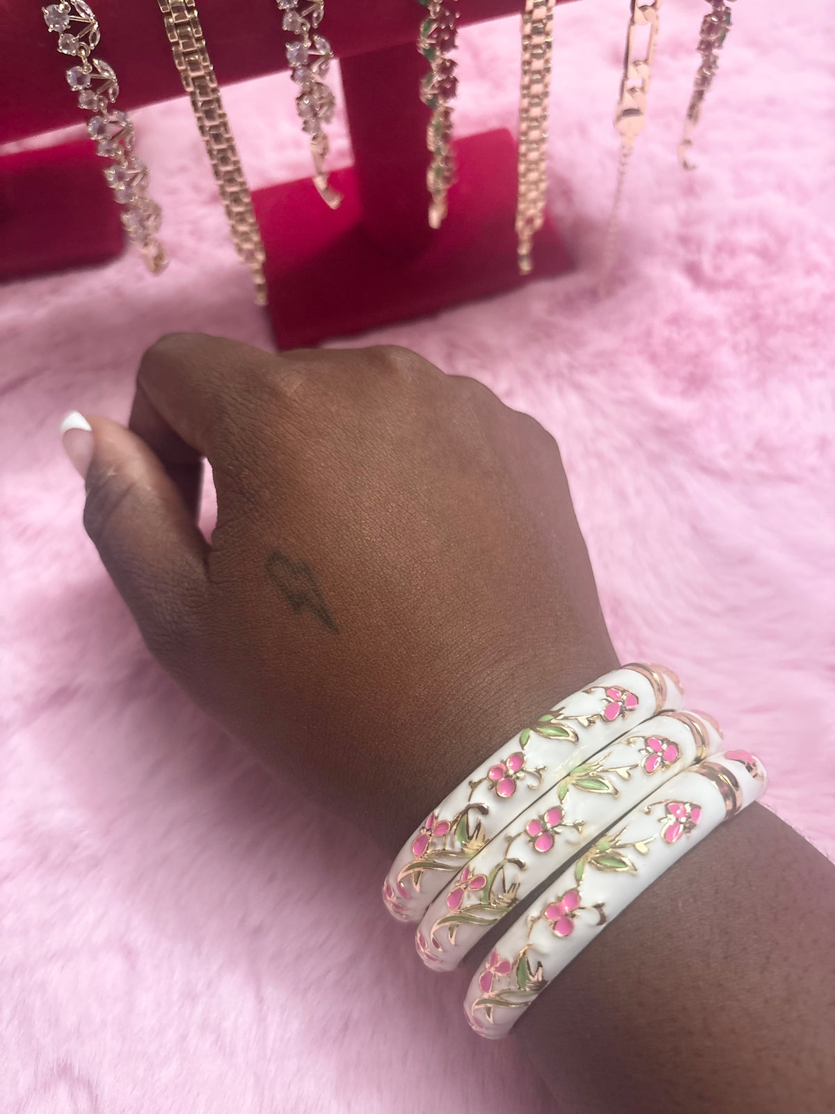 Flower Bangles