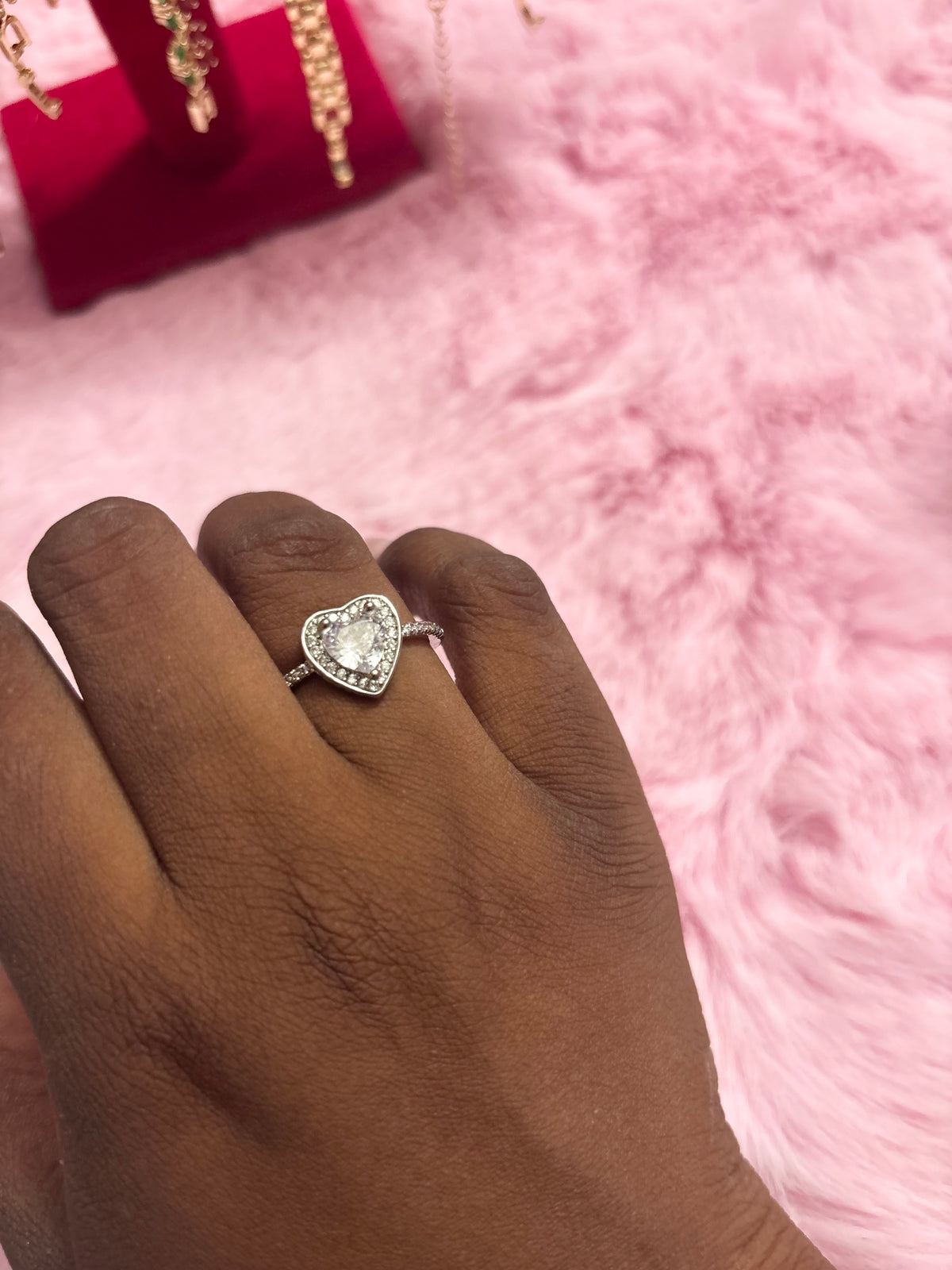 Heart Diamond Ring