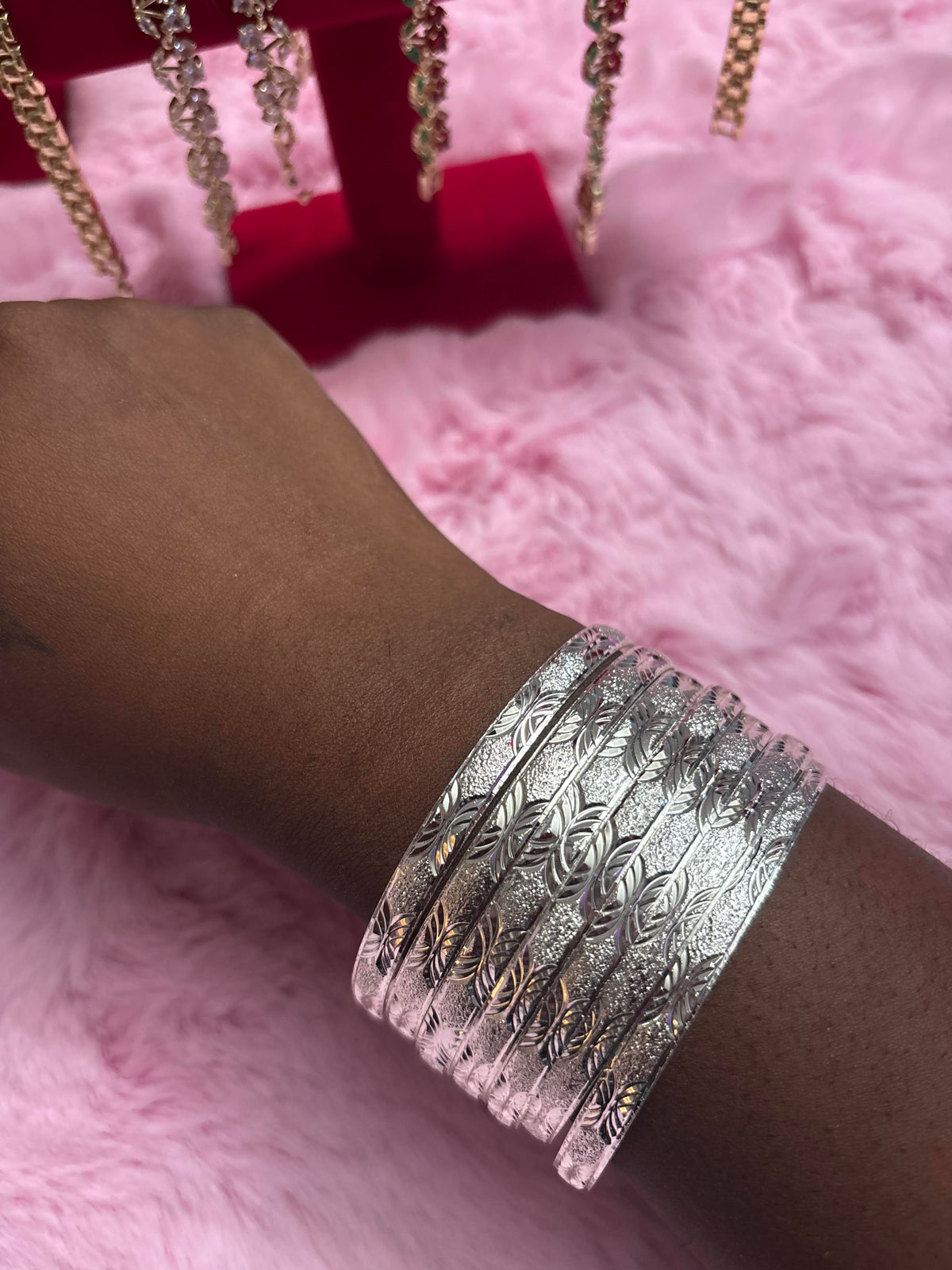 Silver Bangles