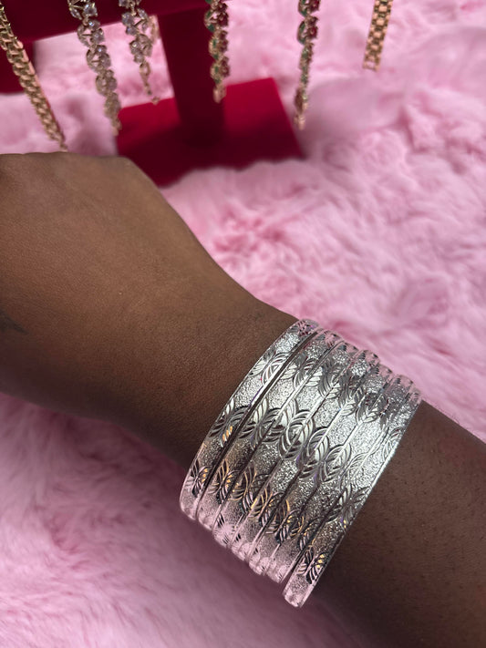 Silver Bangles